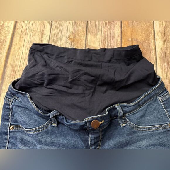 Maternity skinny jeans dark wash size 10 or 12 - Picture 8 of 8